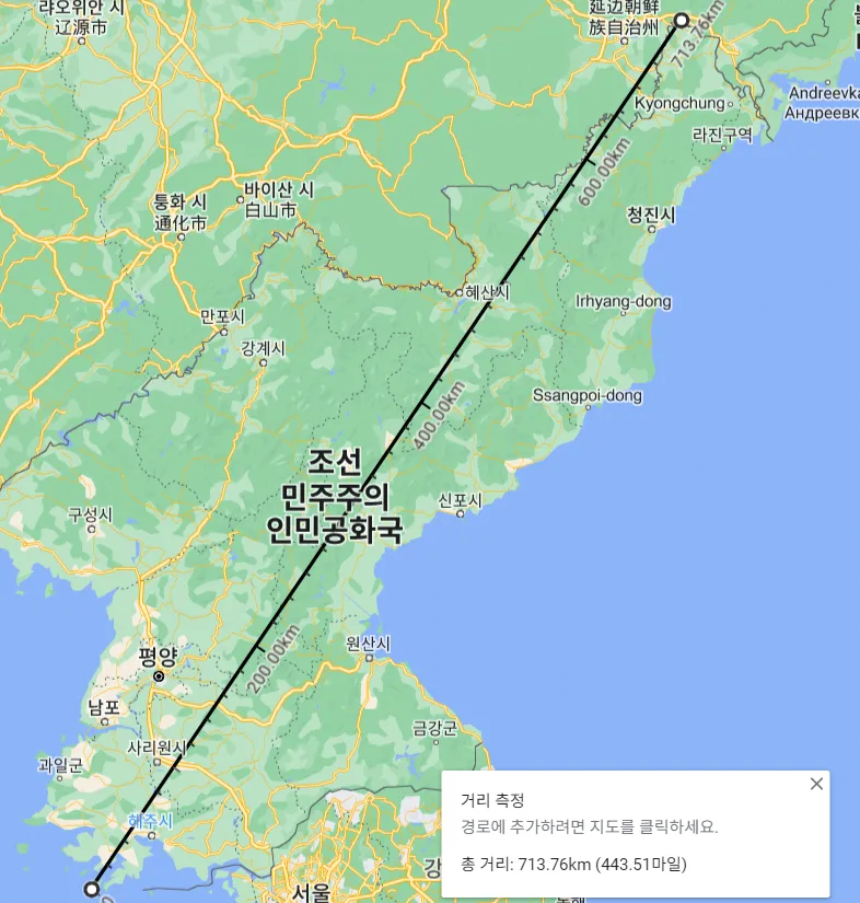 image.png 동아시아 각 국가별 국토 내 최장 직선거리