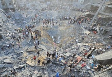 F9x3BtYWAAAfPuv.jpg (혐)이스라엘이 가자의 자발리아 난민캠프에 폭격을 가해 400명 사상