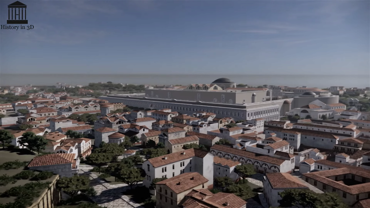 21.png 3D 그래픽으로 재현한 고대 로마 도심 모습 3D 그래픽으로 재현한 고대 로마 도심 모습