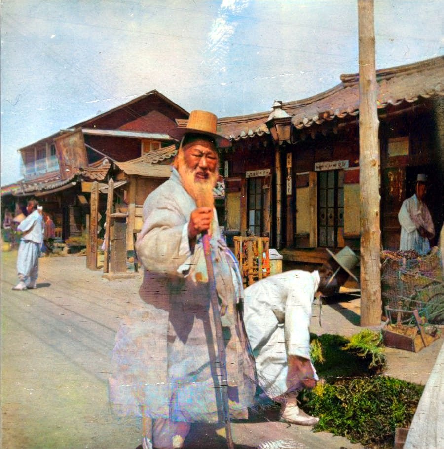 다운로드 (6)-colorized.jpg 구한말~1910년대 한국인들의 모습과 한국의 풍경 (컬러복원)