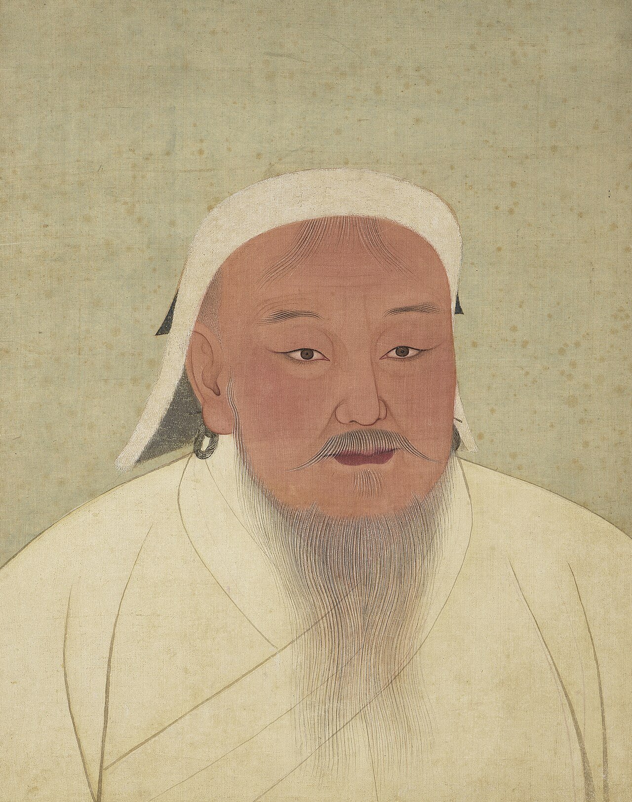 YuanEmperorAlbumGenghisPortrait.jpg 칭기즈 칸의 후손은 정말 1700만명일까?