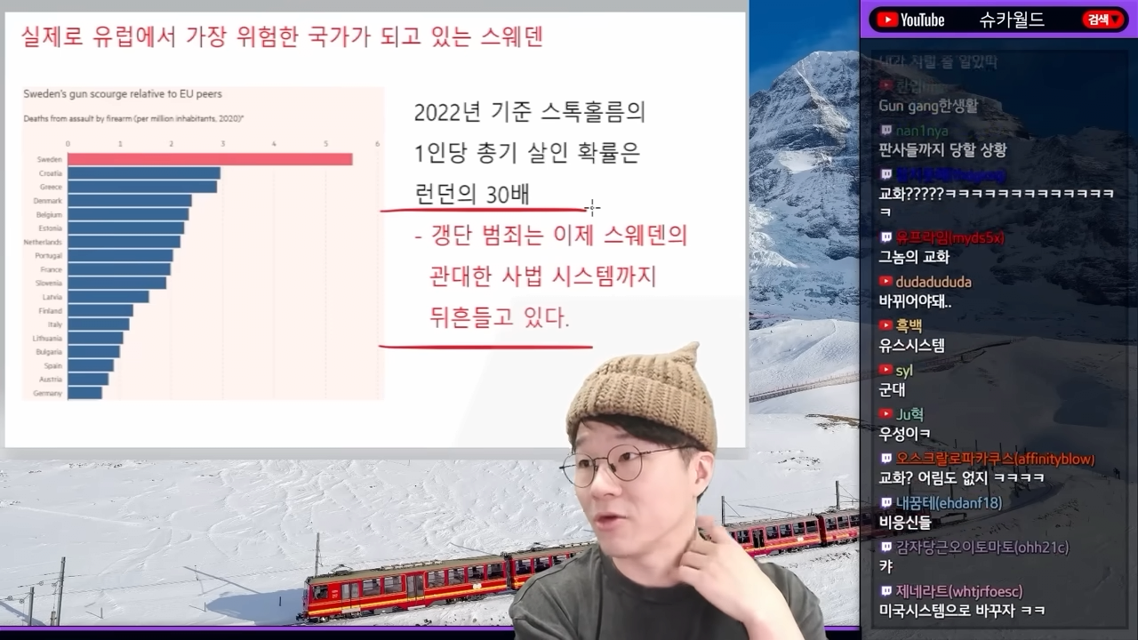 이민 2세대의 갈등이 터져버린 스웨덴 20-41 screenshot.png 유럽에서 강간률 압도적 1위 찍고 있는 나라